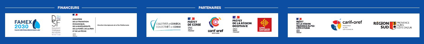 logo partenaires et financeurs metiers de la mer cartographies des acteurs